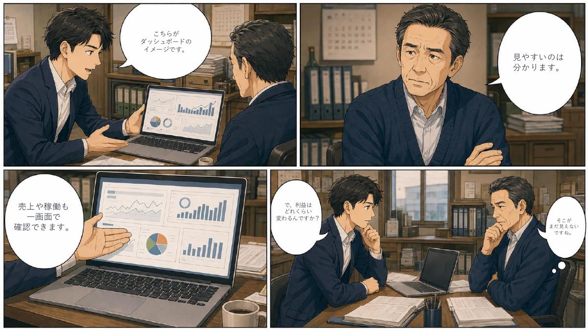 「ホテル経営を、データで変える。」本編3ページ目