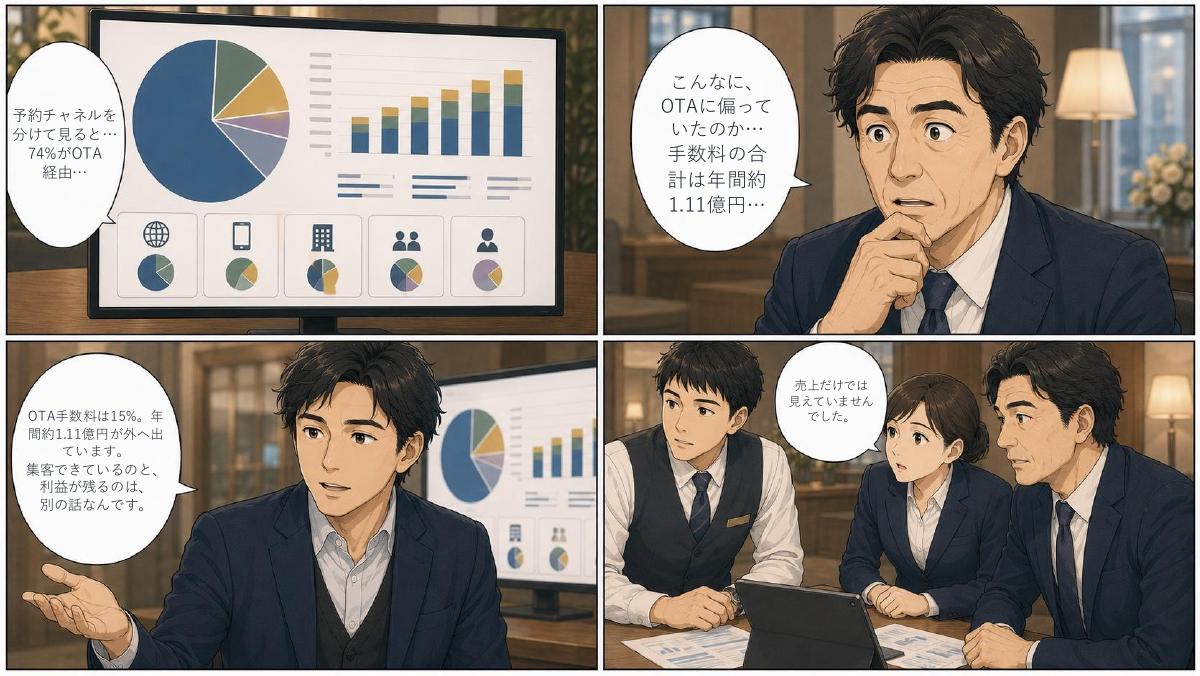 「売上は、ある。でも、利益が残らない。」本編3ページ目